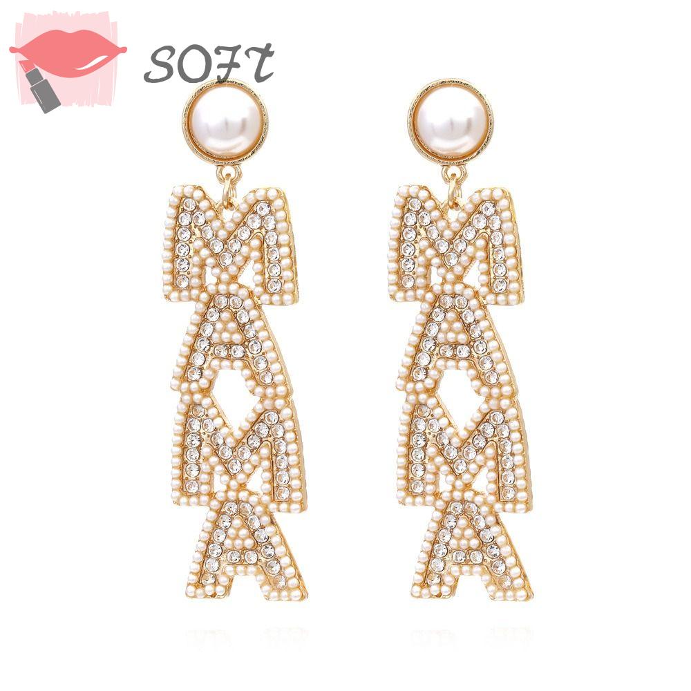 Set 2 Khuyên Tai Phong Cách MAMA SOFTNESS