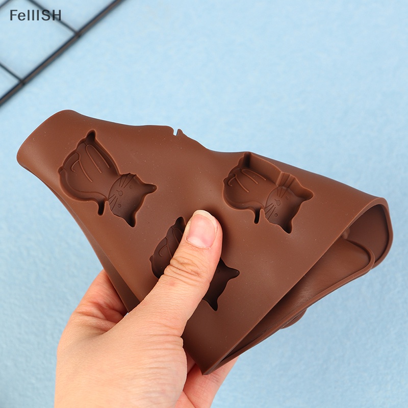 1 Khuôn Làm Bánh 7 Ngăn Hình Mèo Dễ Thương DIY 439br