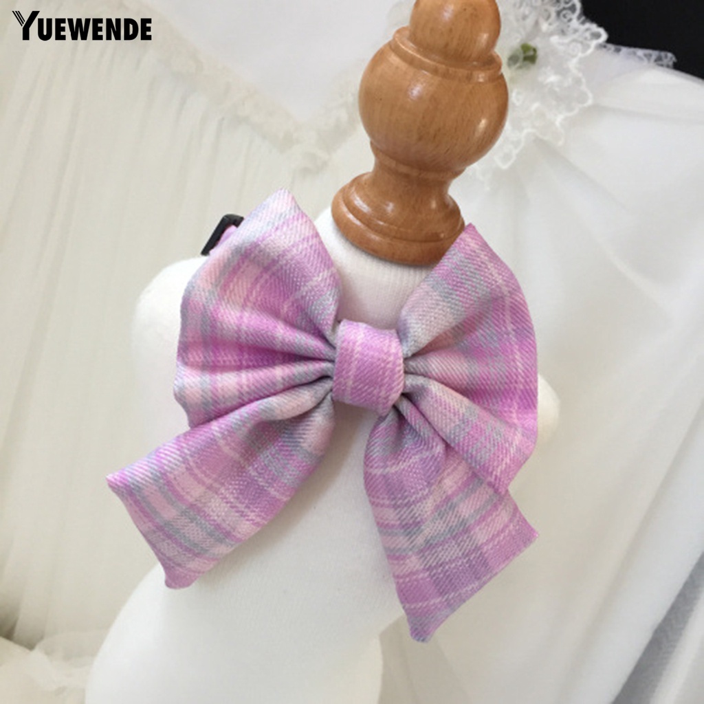 Yq.e Yếm Đeo Cổ In Họa Tiết Hoa Kẻ Sọc Đính Nơ Dễ Thương Cho Thú Cưng