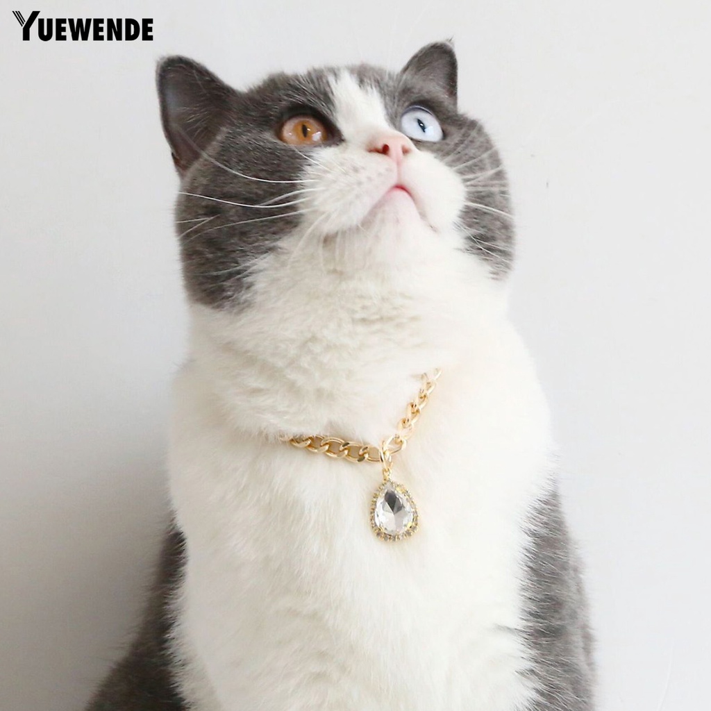 Vòng Cổ Bắt Mắt Đính Đá Resin Lấp Lánh Cho Thú Cưng