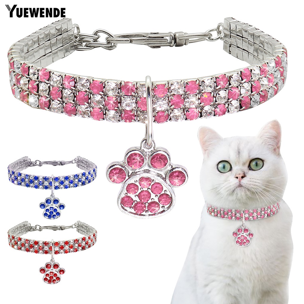 Vòng Cổ Đính Đá Bắt Mắt Thú Cưng YQ.E