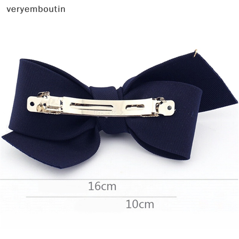 Kẹp Tóc Nơ Lớn Bằng Vải Thời Trang