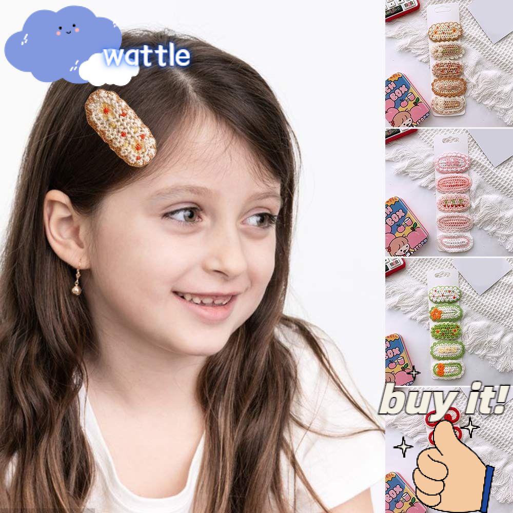 Kẹp Tóc Họa Tiết Hoa Xinh Xắn Cho Nữ