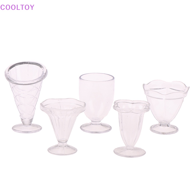 Set 12 Ly Nước Mini Trang Trí Nhà Búp Bê Xinh Xắn