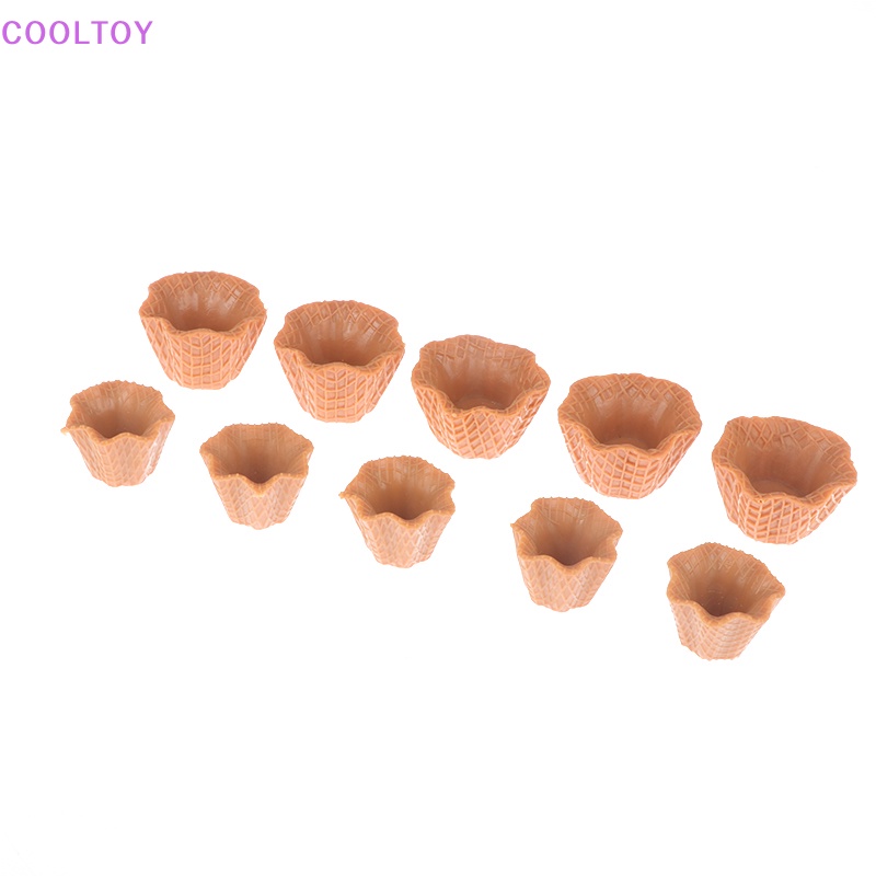 Set 5 Khuôn Làm Kem / Bánh Mini Tỉ Lệ 1: 6 Trang Trí Nhà Búp Bê