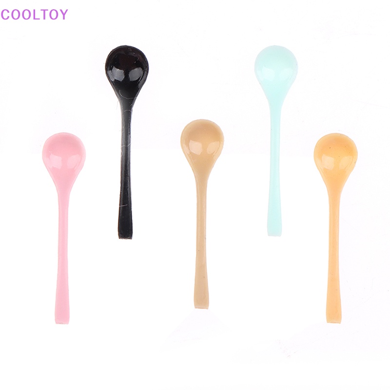 Cooltoy 1 Muỗng Ăn Kem / Yogurt Mini Trang Trí Nhà Búp Bê