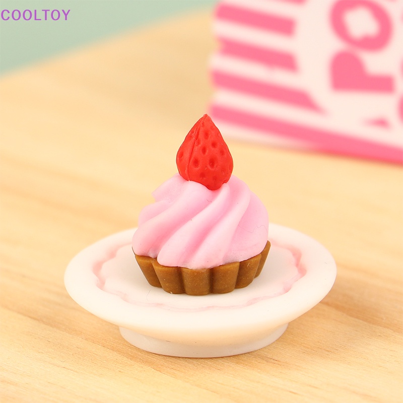 1 Mô Hình Ly Bánh Cupcake Mini Tỉ Lệ 1: 12 Trang Trí Nhà Búp Bê