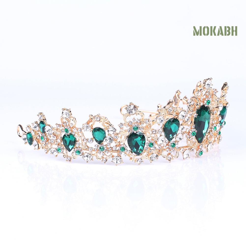 Cài Tóc Hình Vương Miện Đính Đá Lấp Lánh Dành Cho Cô Dâu