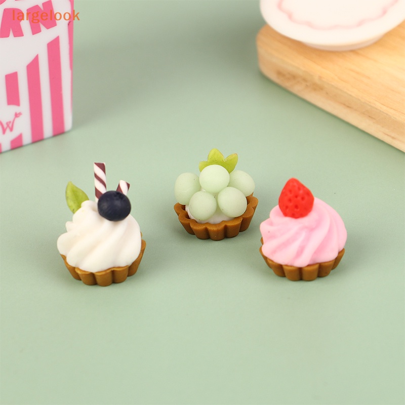 1 Ly Bánh Cupcake Mini Tỉ Lệ 1: 12 Trang Trí Nhà Búp Bê