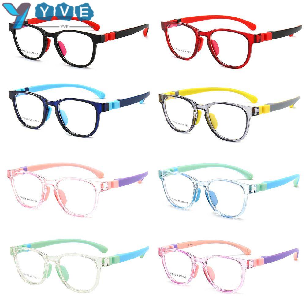 YVE Mắt Kính Chống Ánh Sáng Xanh Tròng Phẳng Siêu Nhẹ Cho Bé