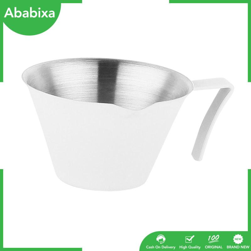 Cốc Đong Mini Bằng Thép Không Gỉ Dung Tích 100ml Có Tay Cầm Tiện Dụng
