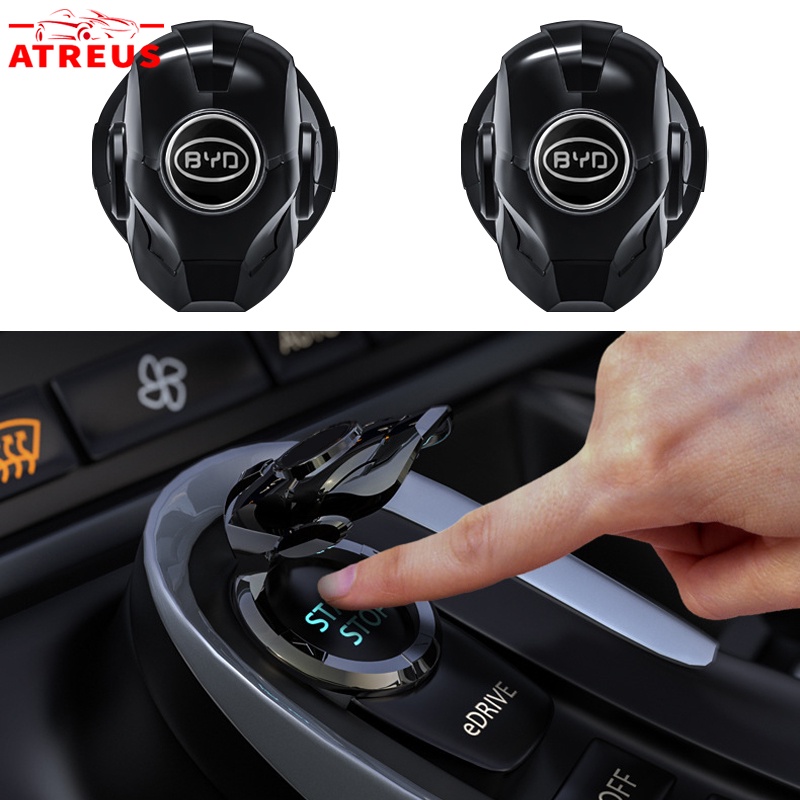 Vỏ Bảo Vệ Nút Khởi Động Xe Hơi BYD Atto 3 Atto 4 Yuan plus Seal Han EV Tang Qin E3 E2 S1