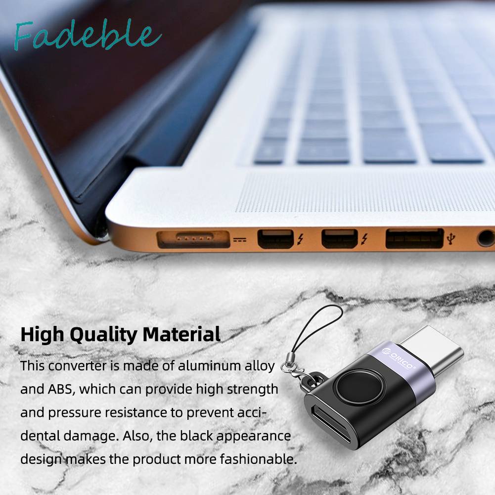Bộ ChuyểN ĐổI OTG Type-C Sang USB 480Mbps BằNg HợP Kim Nhôm
