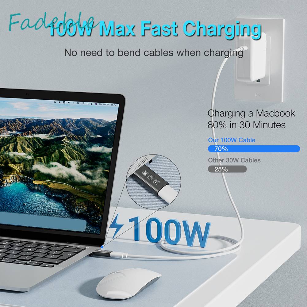 Đầu Chuyển Đổi Type C 8K HD Type-C Sang Ổ Cắm 60hz Chuyên Dụng Cho Máy Tính / Laptop