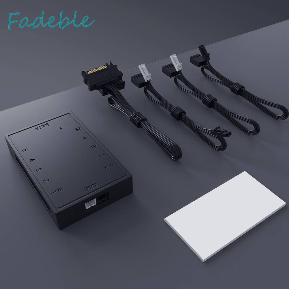 Bộ Chia 1 Ra 10 Cổng 4 Pin PWM SATA Cho Máy Tính Ốp