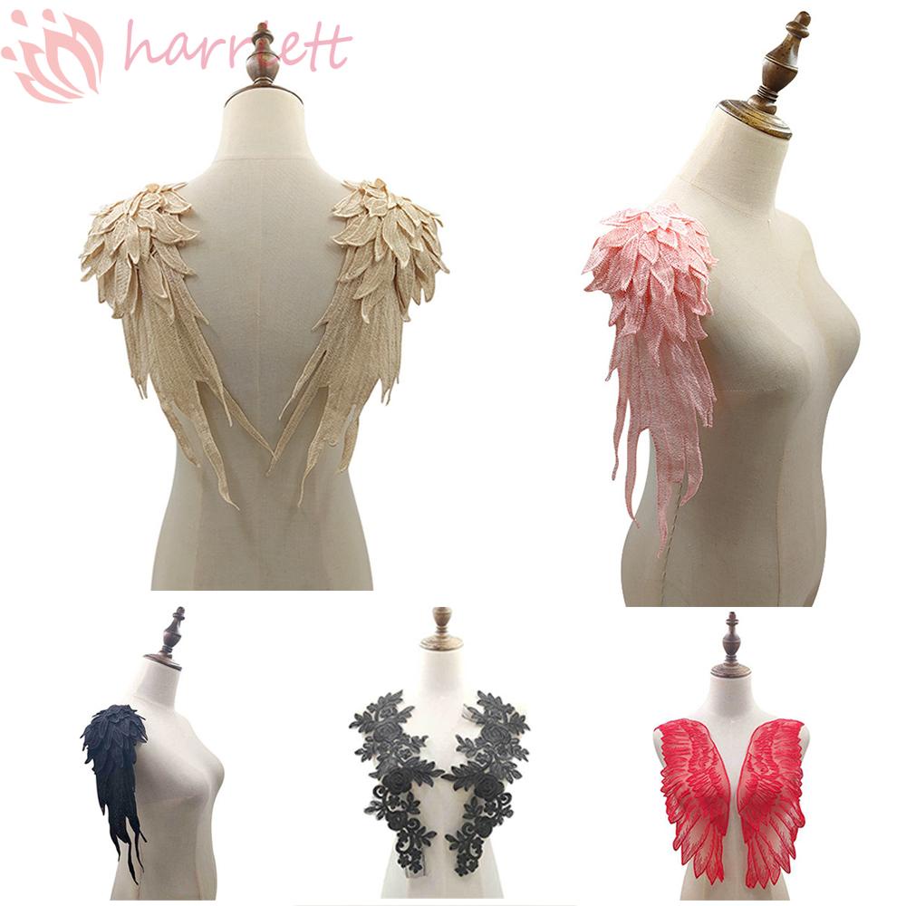 Miếng Vải Ren Màu Đen May Quần Áo Trang Trí Đám Cưới DIY