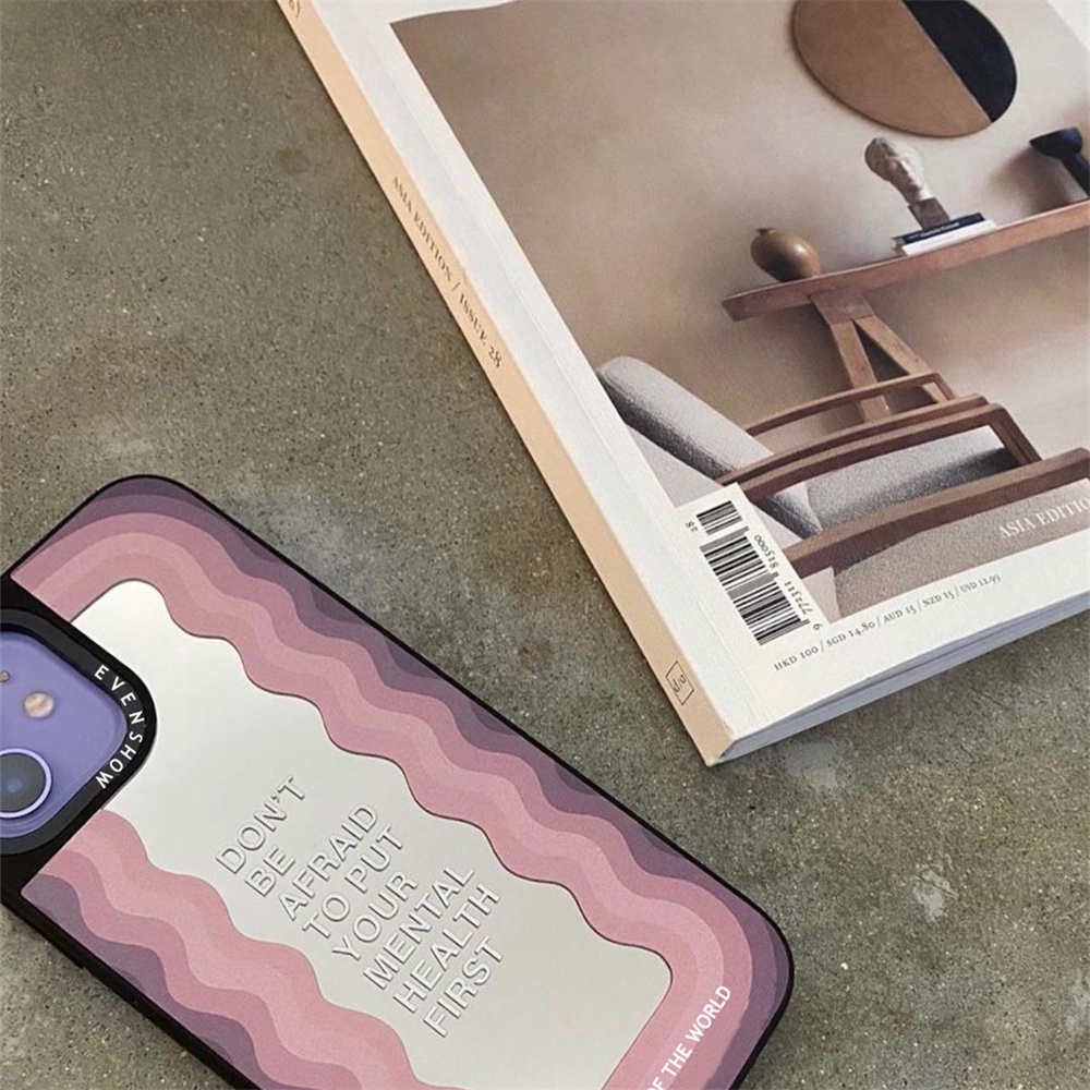 Ốp Điện Thoại TPU Mềm Tráng Gương Màu Hồng Đơn Giản Chống Bụi Cho IPhone 14 Pro Max 11 12 Pro Max X XS 7Plus