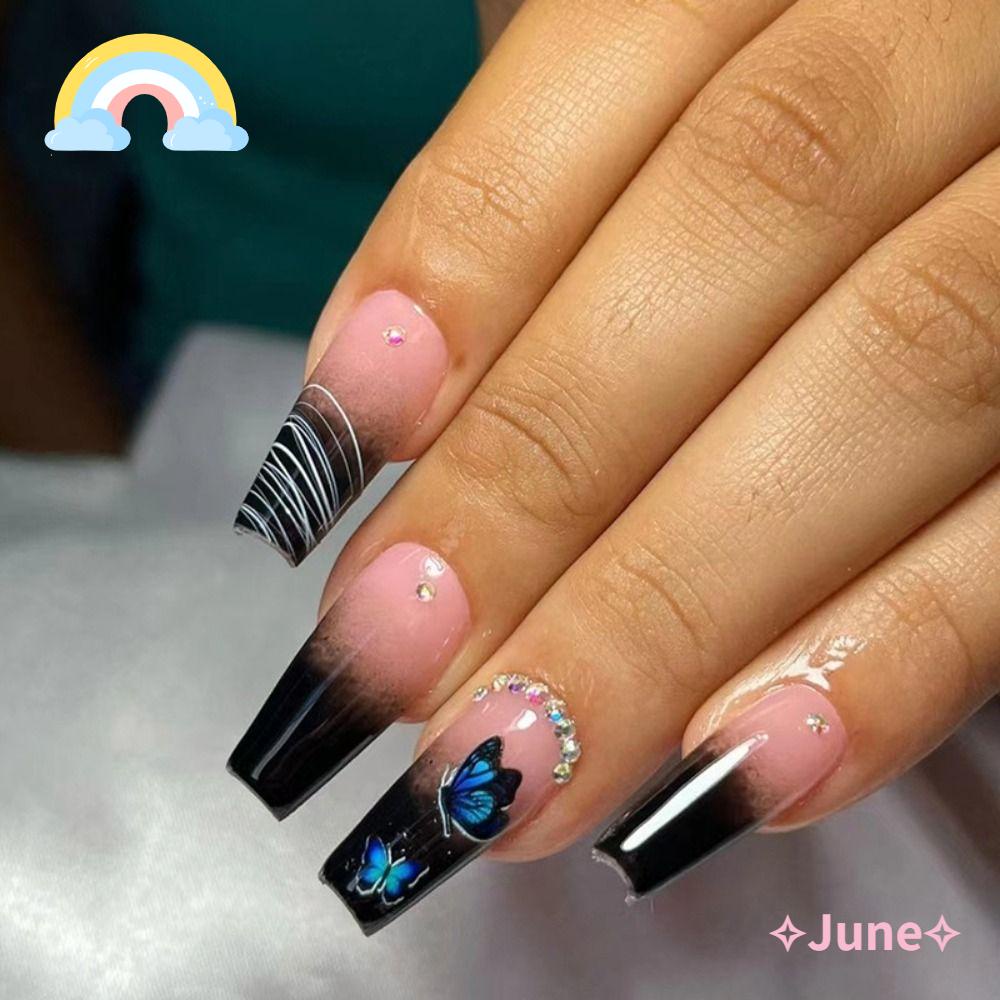 Bộ 24 Móng Tay Giả Chuyên Dụng Cho Múa Ba Lê DIY