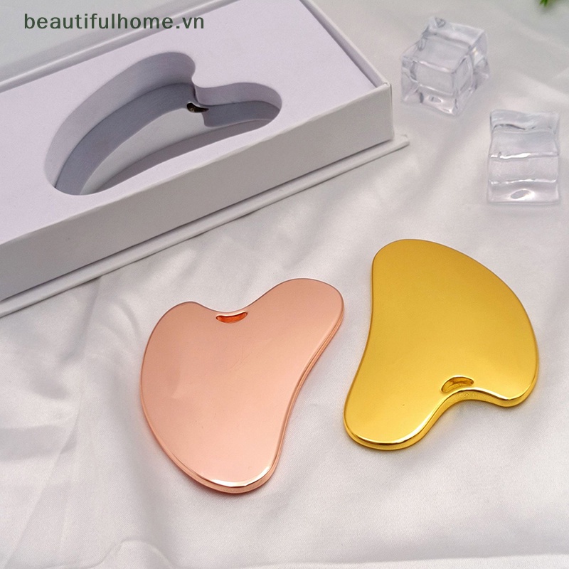 Dụng Cụ Mát Xa Gua Sha Bằng Kim Loại Chuyên Dụng Cho SPA
