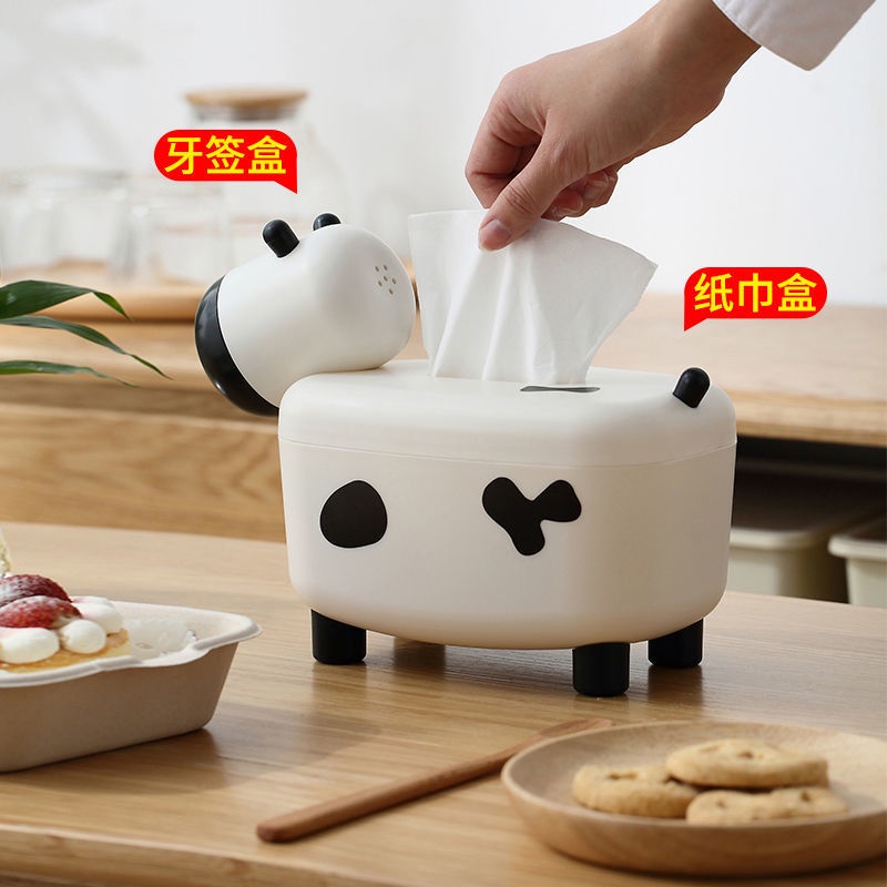 Khăn giấy phòng aper phim hoạt hình sáng tạo đa chức năng nhà hàng cô gái hộp bơm giấy trái tim