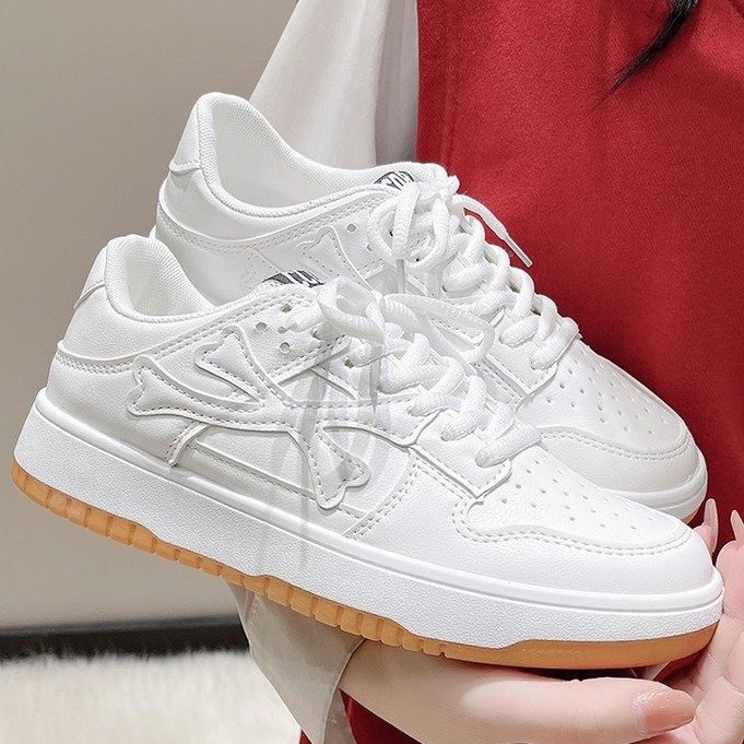 Giày Thể Thao Đế Dày Mềm Nhẹ Nhàng Hình Gấu Trúc Màu Trắng Đen Cho Nữ