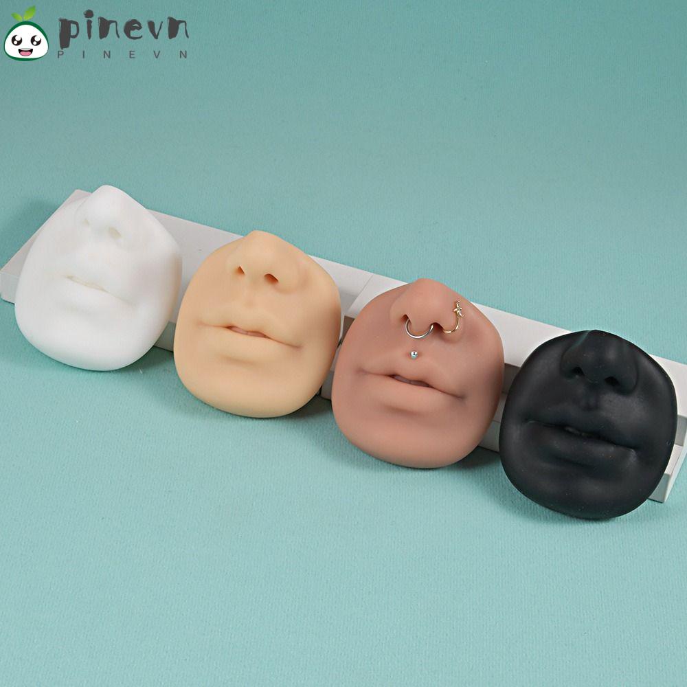 Mô Hình Mặt Người Mới Bắt Đầu Bằng Silicone 5D Trưng Bày Trang Sức Có Thể Tái Sử Dụng