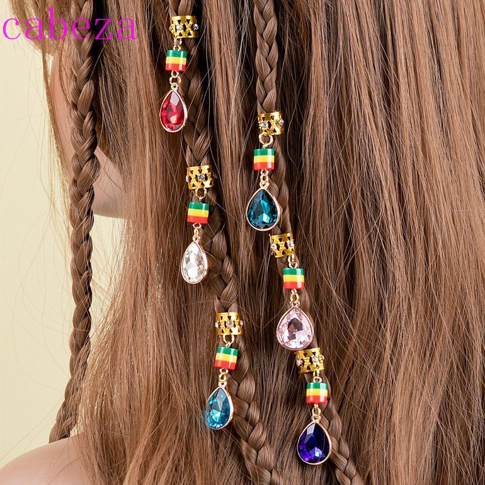 Móc Khóa Dây Buộc Tóc Bằng Hợp Kim DIY|Chuỗi Hạt Dreadlock Dành Cho Nữ