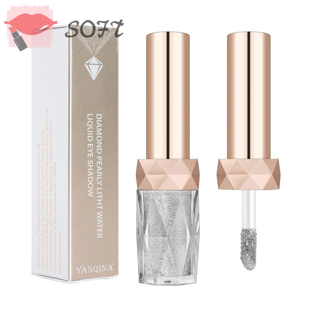 Bộ 2 Phấn Mắt Dạng Lỏng Lấp Lánh Tỏa Sáng Lâu Trôi SOFTNESS