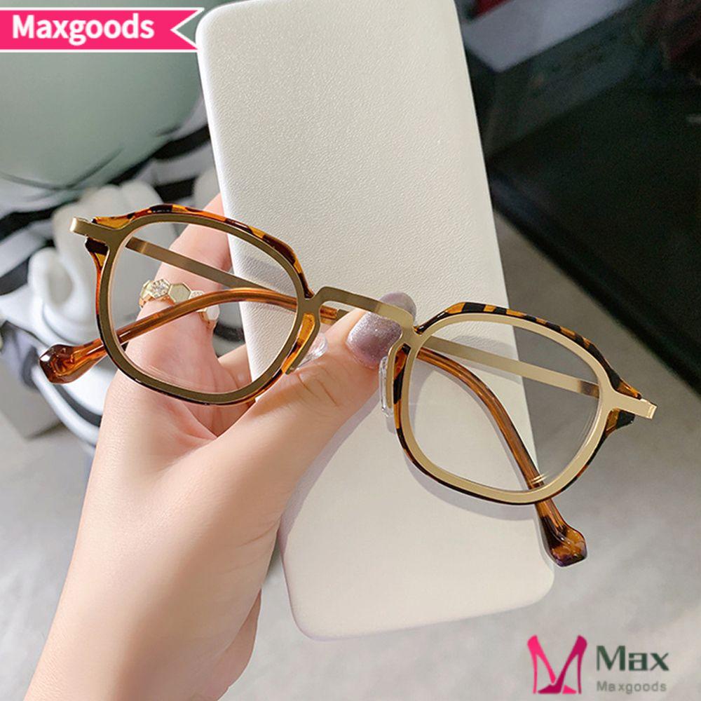 Kính Mát TR90 Gọng Kim Loại Chống Tia UV Màu Xanh Dương Thời Trang