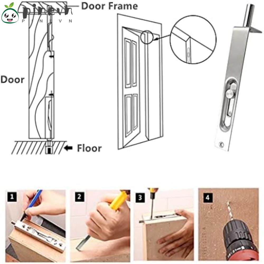 Bộ 2 Chốt Cửa Chống Bụi Tiện Lợi