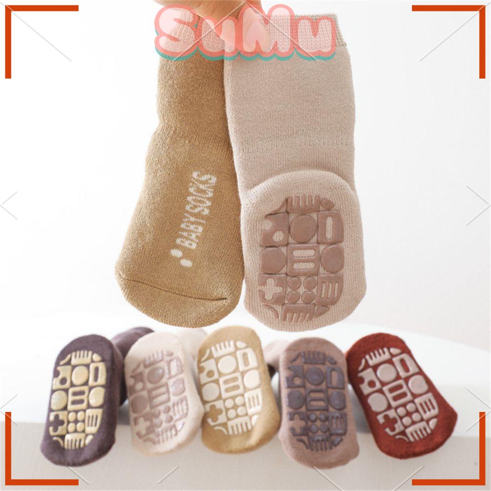 Vớ Cotton Thoáng Khí In Họa Tiết Hoạt Hình Thời Trang Thu Đông Cho Bé Sơ Sinh