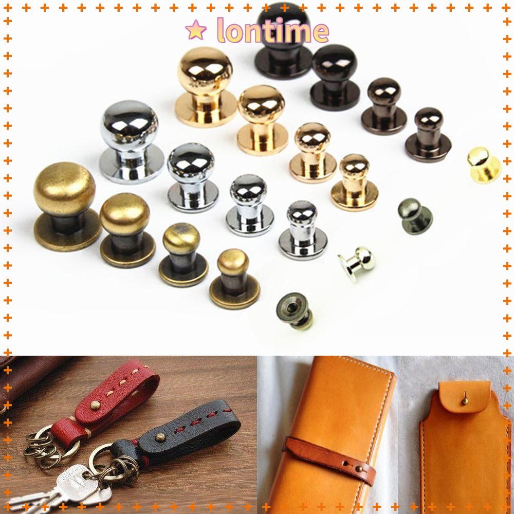 Set 10 Đinh Tán Bằng Đồng Thau Chuyên Dụng Cho May Vá Đồ Da DIY