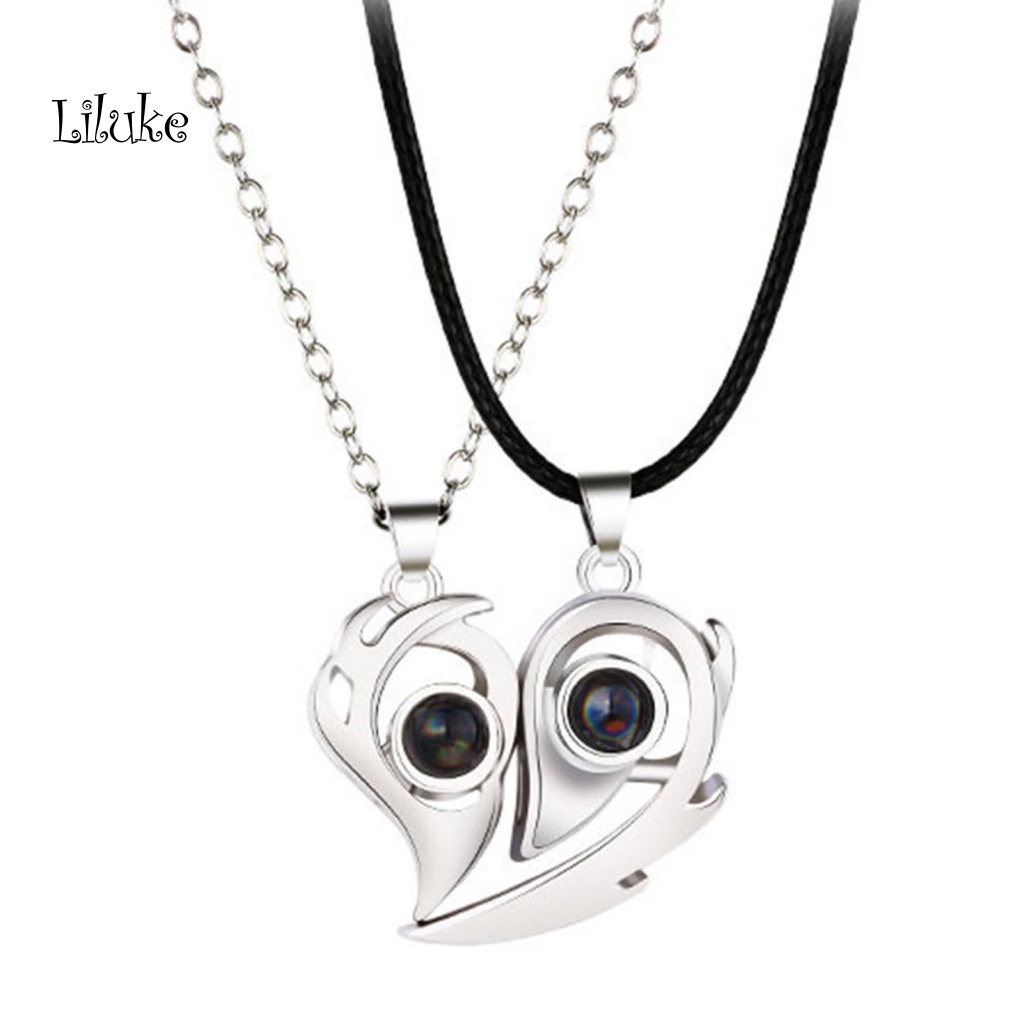 Bộ 2 Dây Chuyền Mặt Trái Tim Thời Trang Nữ Tính