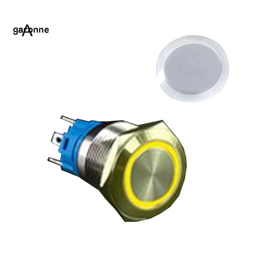 Công Tắc Tự Đặt Chống Thấm Nước 16mm Bằng Kim Loại Độ Sáng Cao Cho Đèn LED