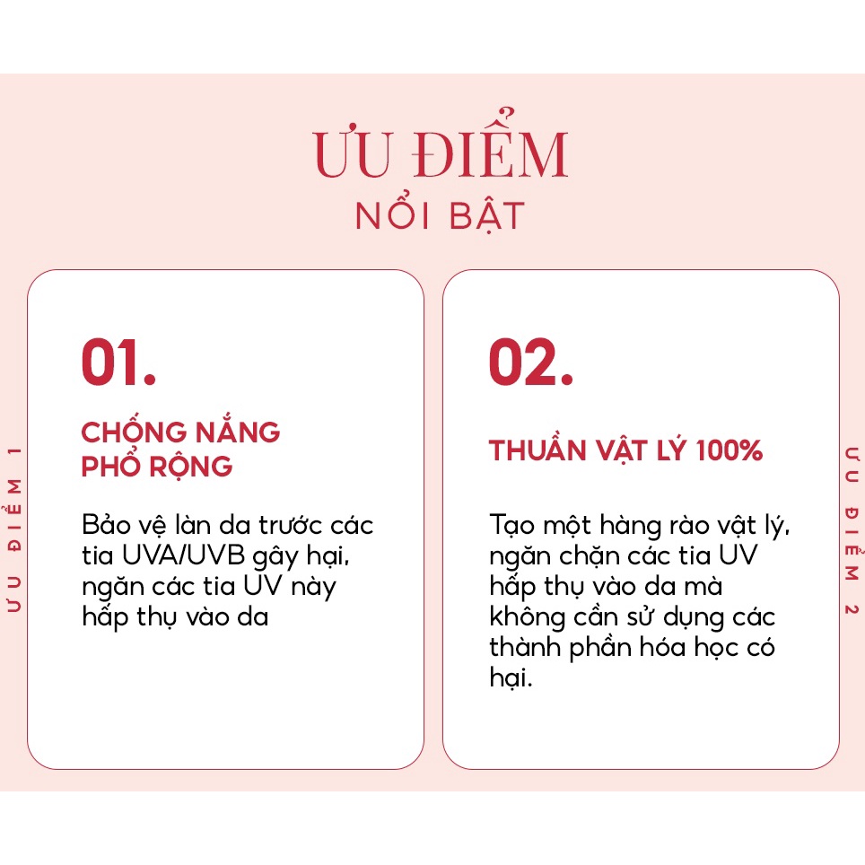 Kem chống nắng vật lý Mineral Facial Sunscreen Rejuvaskin SPF 32 dưỡng ẩm, phục hồi da 60ml - DH Beauty