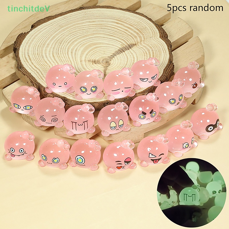 [TinchitdeV] Bộ 2 Đèn Nhựa Resin Mini Phát Quang Kirby Với Biểu Tượng Cảm Xúc Cho Bảng Điều Khiển Xe Hơi Ngẫu Nhiên