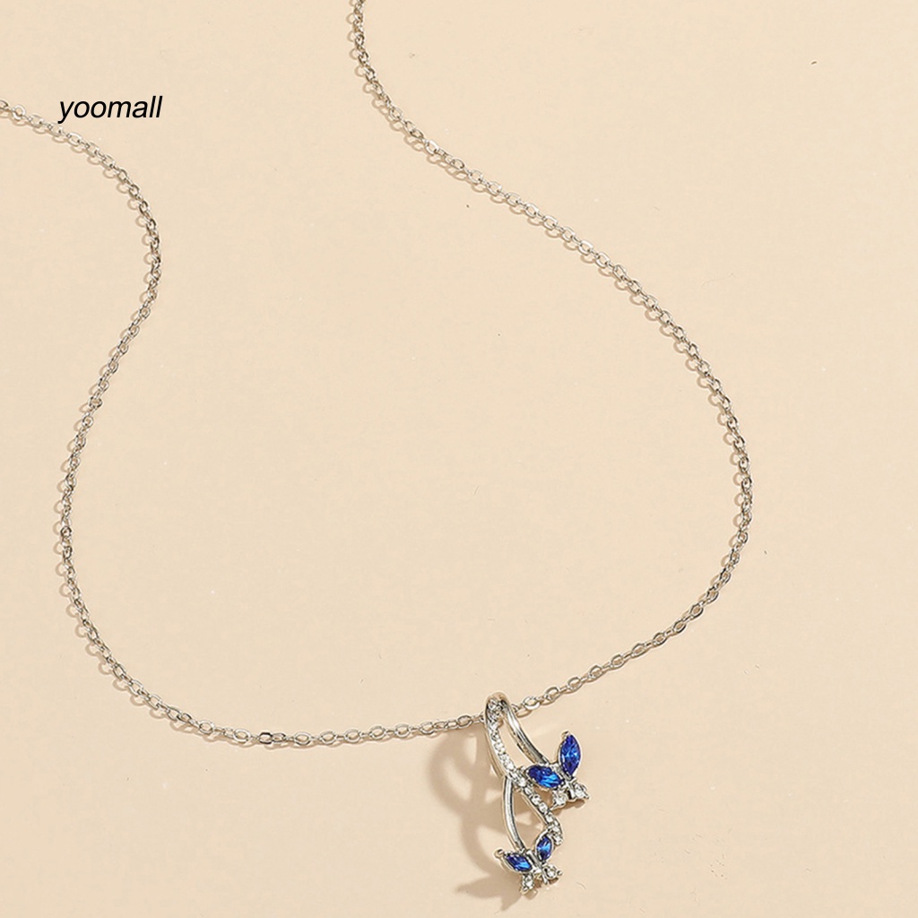 Vòng cổ Mặt Bướm Đính Đá Thời Trang