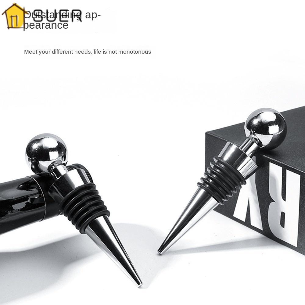 Nút Chặn Rượu SUENIN Mới 3 Cái|Nút Chặn Chai Rượu Bằng Hợp Kim Nhôm