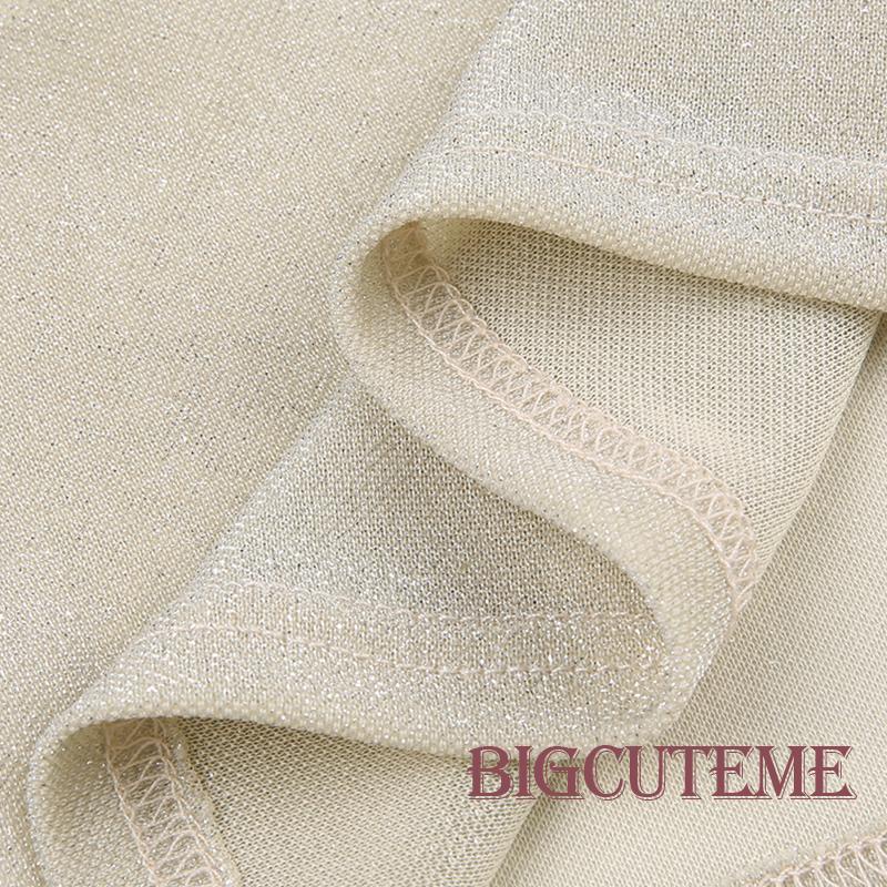 Áo Thun Lửng Tay Dài Đính Kim Sa Lấp Lánh Thời Trang Xuân Hè Cho Nữ