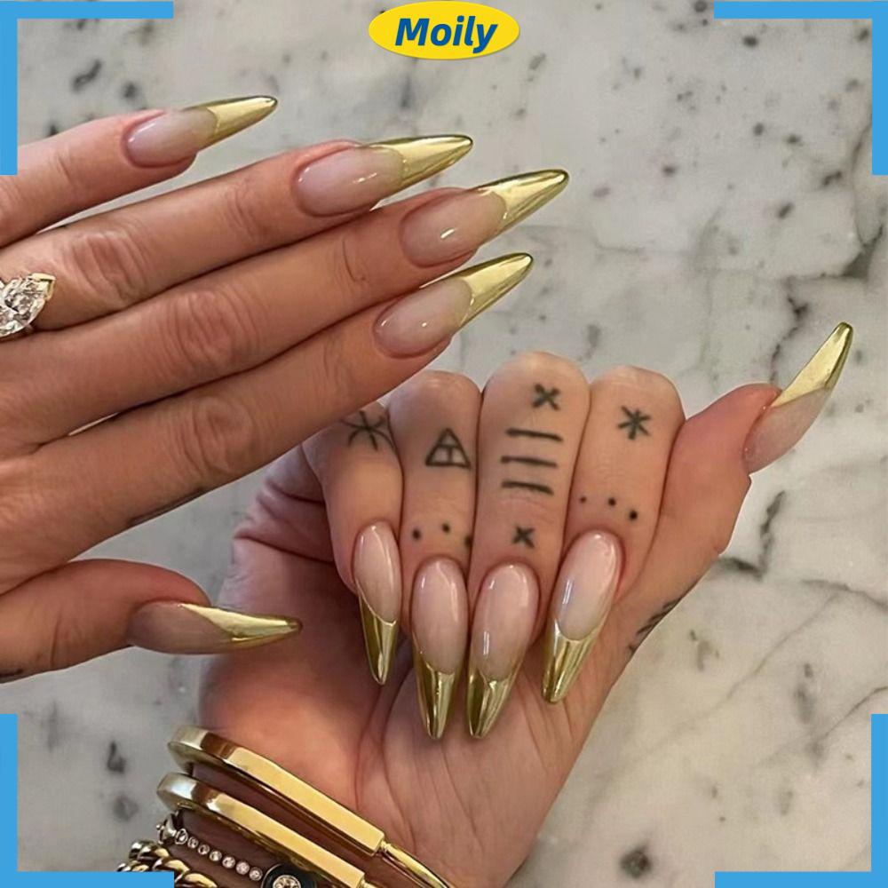 Set 24 Móng Tay Giả Có Thể Tháo Rời