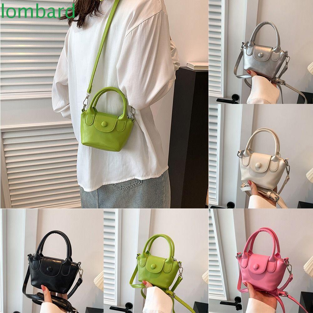 Túi Đeo Chéo Hình Vuông Nhỏ Màu Trơn Thời Trang Cho Nữ