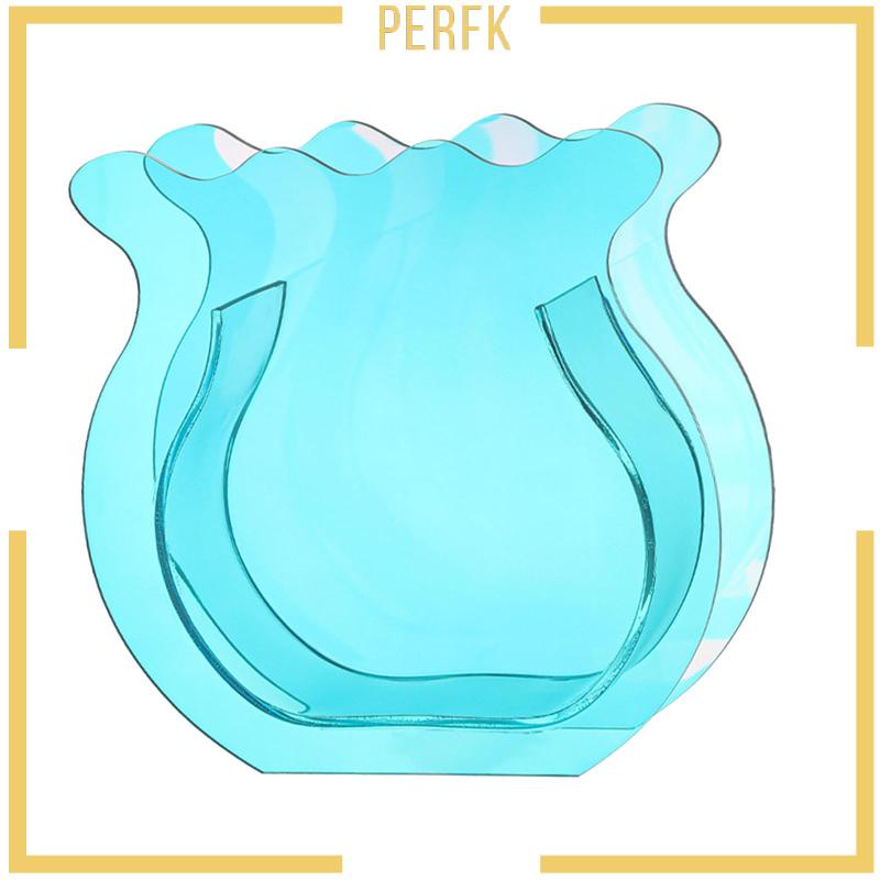 Lọ Hoa Bằng Acrylic Trong Suốt Thiết Kế Tối Giản Dùng Trang Trí