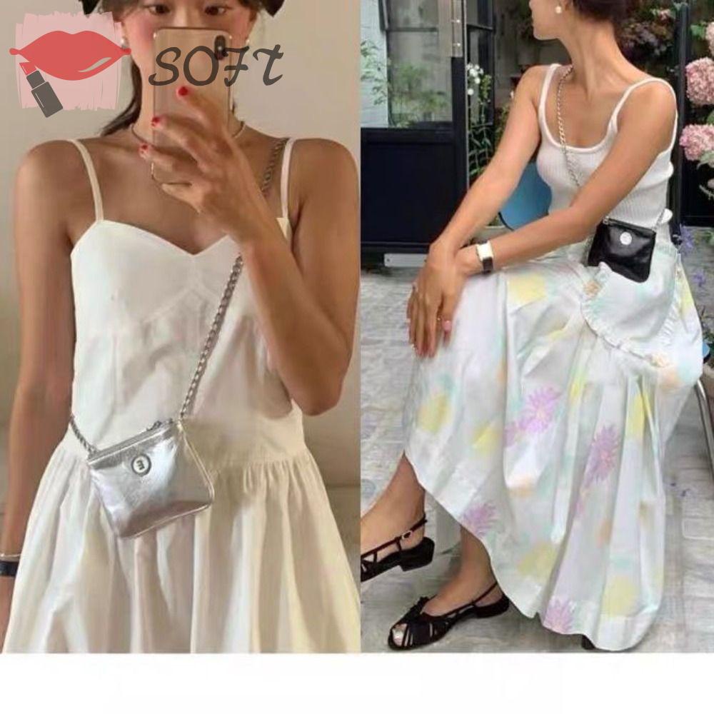 Túi Đeo Vai Mini Bằng Da PU Có Khóa Kéo Dành Cho Trẻ Em