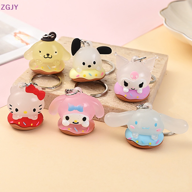 Móc Chìa Khóa Xe Hơi Hình Búp Bê Mèo Sanrio Cinnamoroll Bằng Cao Su Mềm Dễ Thương Sáng Tạo Dùng Làm Quà Tặng Sinh Nhật Mới