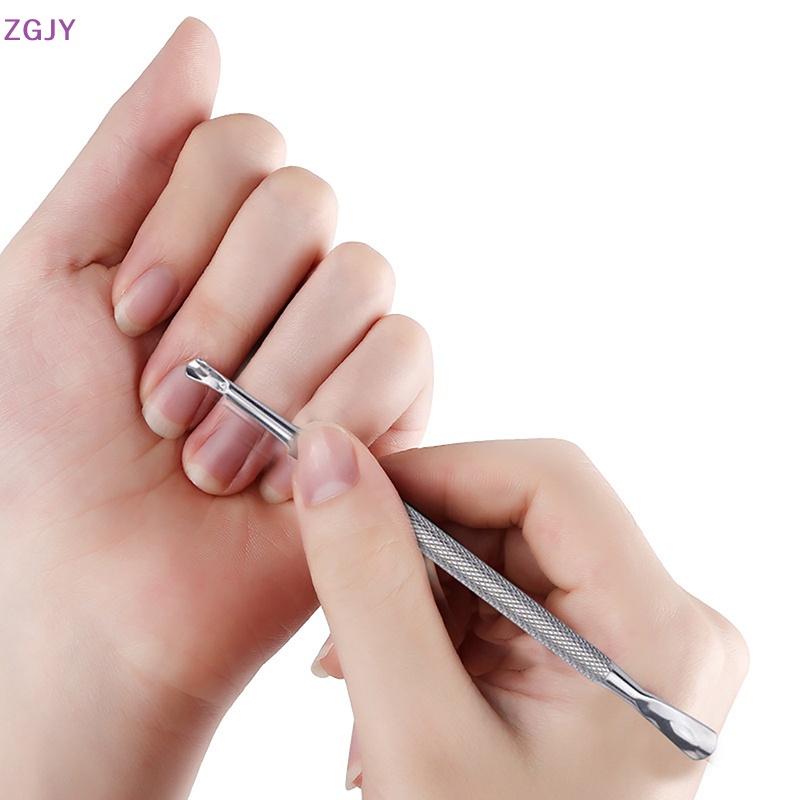 Dụng Cụ Loại Bỏ Da Chết Cho Móng Tay Bằng Thép Không Gỉ Tiện Dụng Mới