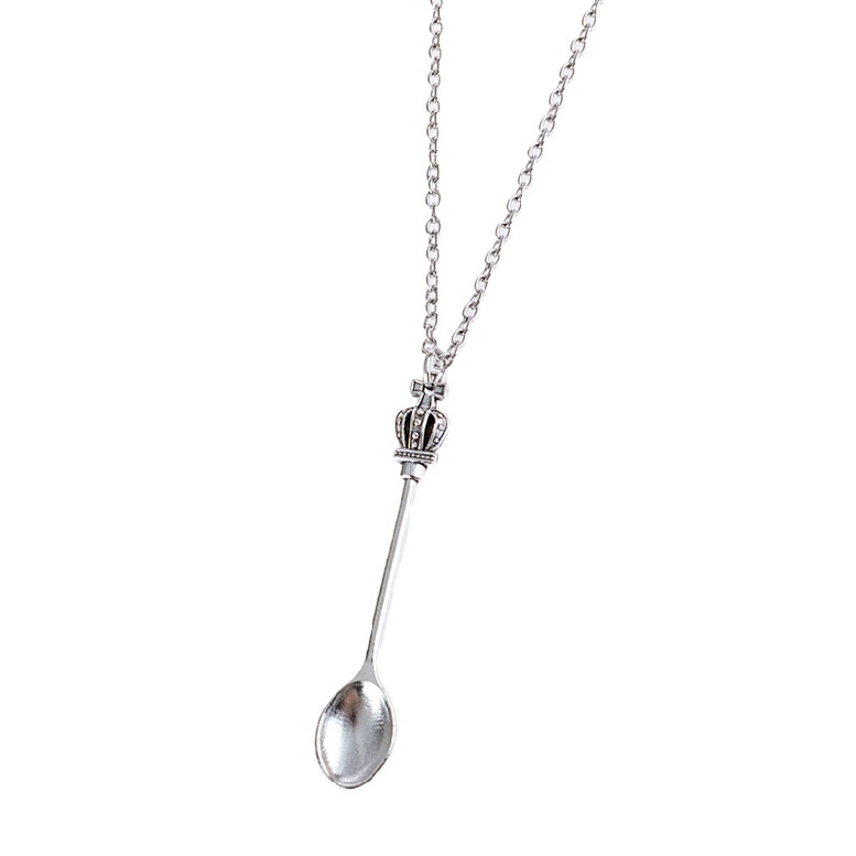 New Mini Spoon Scoop K Bump Shovel Necklace Coke Festival Pendant Tea Party