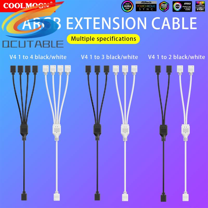 Cáp Chia Cổng 5V 3PIN 1 Sang 2 / 3 / 4 Cho Quạt Máy Tính