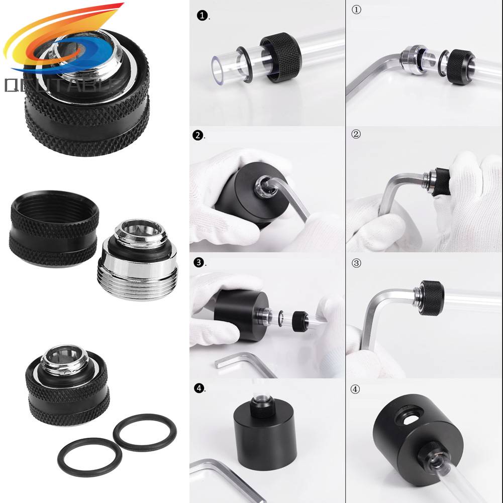 Ống Nối Dài G1 / 4 Cứng Cáp 14mm Cho Máy Tính / Quạt Tản Nhiệt Nước