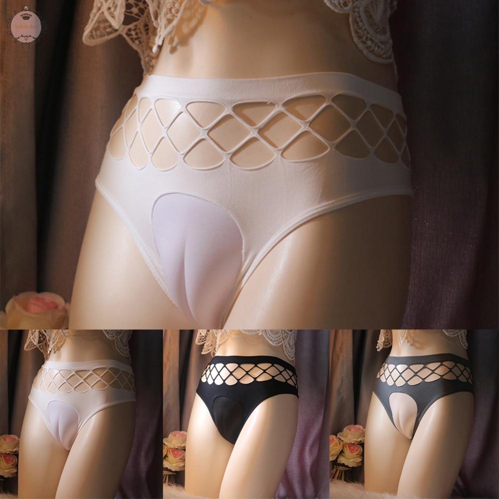 Shaping Underwear for Crossdresser Men Camel Toe Panties with T Back Gaff Thongs