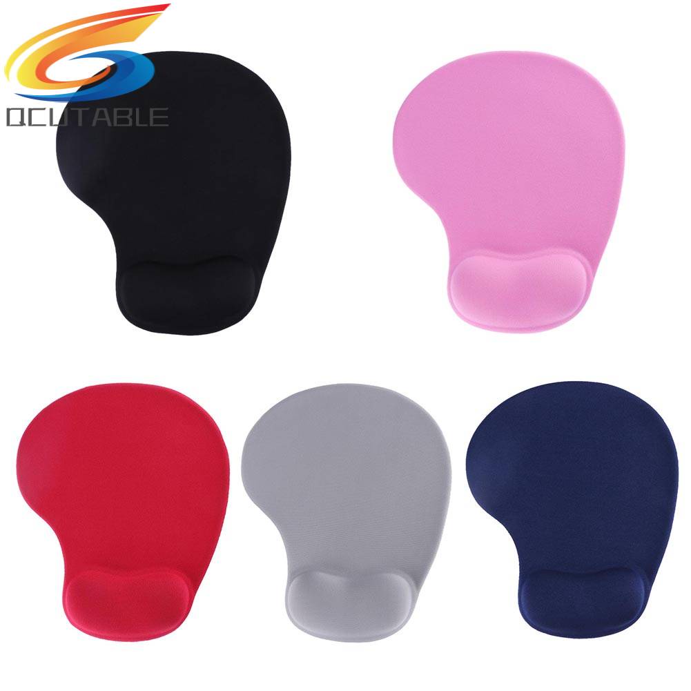 Miếng Lót Chuột PU Chống Trượt Có Đệm Silicone Hỗ Trợ Cổ Tay